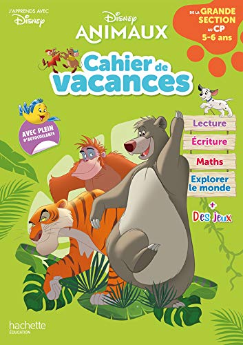 Disney Animaux - De la Grande Section au CP - Cahier de vacances 2024 von HACHETTE EDUC