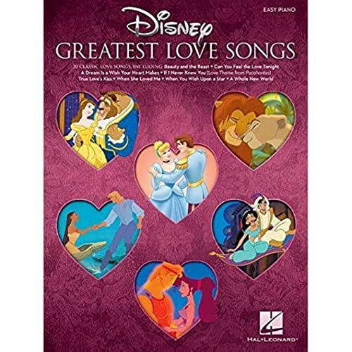 Disney's Greatest Love Songs (Easy Piano Book): Songbook für Klavier