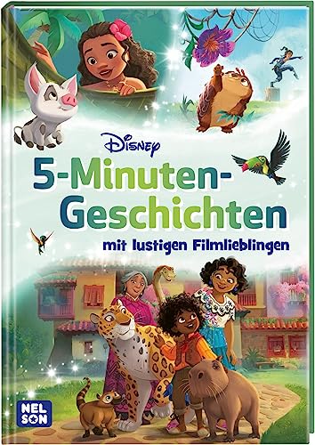 Disney Vorlesebuch: Disney: 5-Minuten-Geschichten mit lustigen Filmlieblingen: Encanto, Raya und Vaiana auf neuen Abenteuern | Geschichten mit den beliebtesten Disney-Sidekicks (ab 3 Jahren)