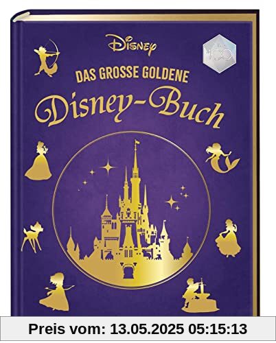 Disney: Das große goldene Disney-Buch: Vorlesebuch mit 5-Minuten-Geschichten zu 18 Disney-Klassikern | Edles Geschenkbuch für die ganze Familie (Die großen goldenen Bücher von Disney)