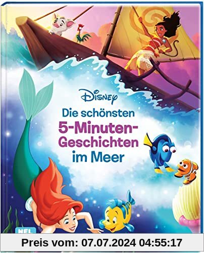 Disney: Die schönsten 5-Minuten-Geschichten: Im Meer: Zum Vor- und Selbstlesen für Kinder ab 4 Jahren (Disney Klassiker)