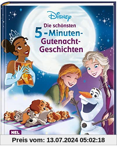 Disney: Die schönsten 5-Minuten-Gutenacht-Geschichten: Zum Vor- und Selbstlesen für Kinder ab 4 Jahren (Disney Klassiker)