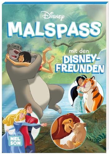 Disney Kreative Beschäftigung: Malspaß mit den Disney-Freunden: Über 60 Ausmalbilder zu Liebe und Freundschaft von Nelson