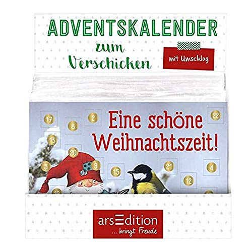 Display Adventskalender zum Verschicken A6-Format für Kinder Wichtelwald: mit 4 x 9 Ex. von arsEdition