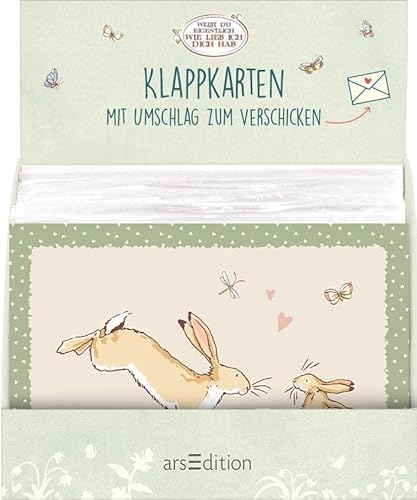 Display Klappkarten mit Umschlag zum Verschicken – Weißt du eigentlich, wie lieb ich dich hab?: Mit 4 x 6 Ex. Display Klappkarten mit Umschlag zum Verschicken – Weißt du eigentlich, wie lieb ich dich hab?: Mit 4 x 6 Ex. von arsEdition GmbH