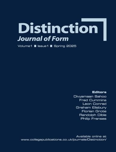 Distinction. Journal of Form. V1(1) Spring 2025 von College Publications