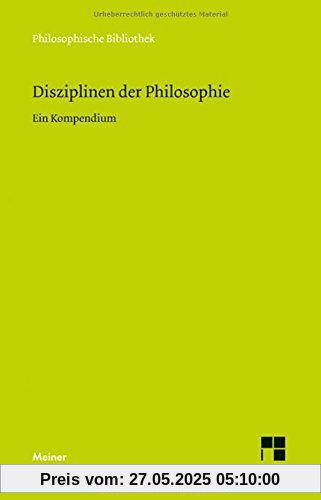 Disziplinen der Philosophie: Ein Kompendium