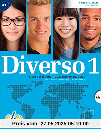 Diverso 1: Curso de español para jóvenes / Kurs- und Arbeitsbuch mit MP3-CD Diverso 1: Curso de español para jóvenes / Kurs- und Arbeitsbuch mit MP3-CD
