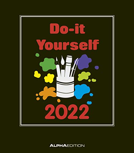 Do-it Yourself schwarz 2022 - Bastelkalender - DIY - 21x24