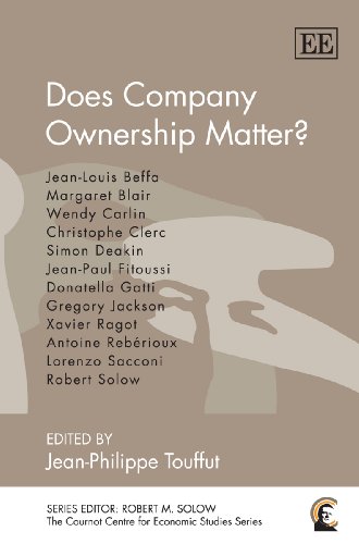 Does Company Ownership Matter? (The Cournot Centre for Economic Studies) von Brand: Edward Elgar Publishing
