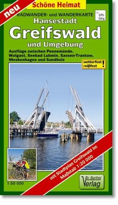 Doktor Barthel Karte Hansestadt Greifswald und Umgebung von Barthel