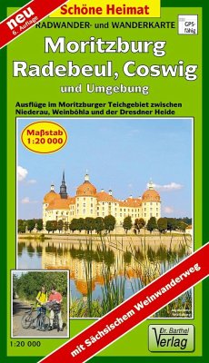 Doktor Barthel Karte Moritzburg, Radebeul, Coswig und Umgebung von Barthel