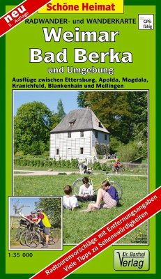 Doktor Barthel Karte Weimar, Bad Berka und Umgebung von Barthel