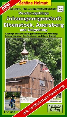 Doktor Barthel Karte Westerzgebirge, Johanngeorgenstadt, Eibenstock, Auersberg und Umgebung von Barthel