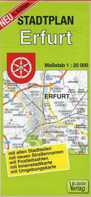 Doktor Barthel Stadtplan Erfurt von Barthel