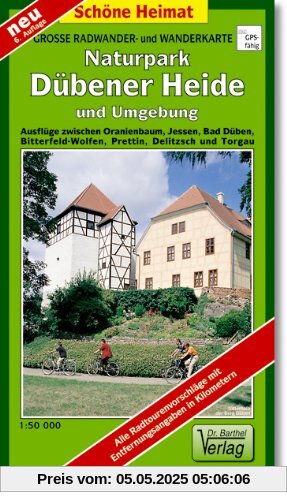 Doktor Barthel Wander- und Radwanderkarten, Naturpark Dübener Heide: Ausflüge zwischen Oranienbaum, Jessen, Bad Düben, Bitterfeld-Wolfen, Prettin, Delitsch, und Torgau / GPS-fähig Doktor Barthel Wander- und Radwanderkarten, Naturpark Dübener Heide: Ausflüge zwischen Oranienbaum, Jessen, Bad Düben, Bitterfeld-Wolfen, Prettin, Delitsch, und Torgau / GPS-fähig