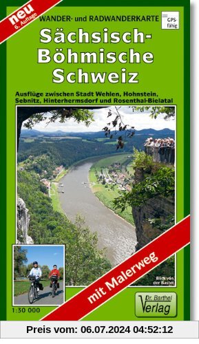 Doktor Barthel Wander- und Radwanderkarten, Sächsisch-Böhmische Schweiz