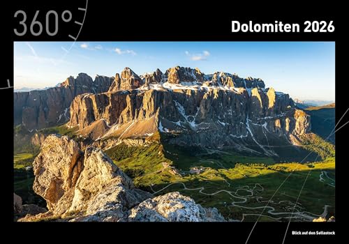 Dolomiten Premiumkalender 2026 (360° Premiumkalender 2026: Format 50 x 35 cm) von 360° medien