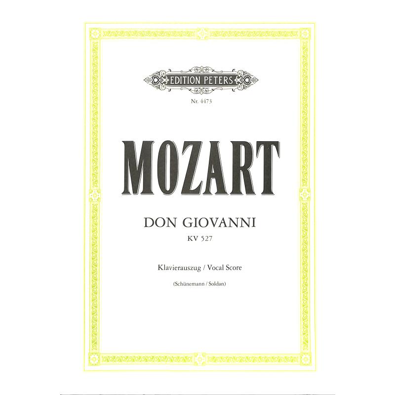 Don Giovanni KV 527 Don Giovanni KV 527