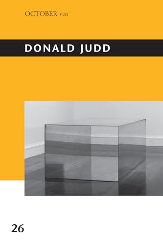Donald Judd (October Files) von MIT Press