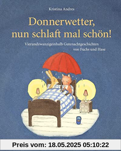 Donnerwetter, nun schlaft mal schön!: 24½ Vorlesegeschichten von Fuchs und Hase