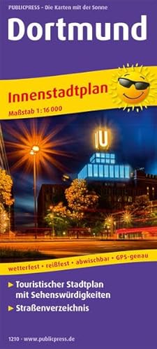Dortmund: Touristischer Innenstadtplan mit Sehenswürdigkeiten und Straßenverzeichnis. 1:16000 (Stadtplan: SP) von Freytag-Berndt und ARTARIA