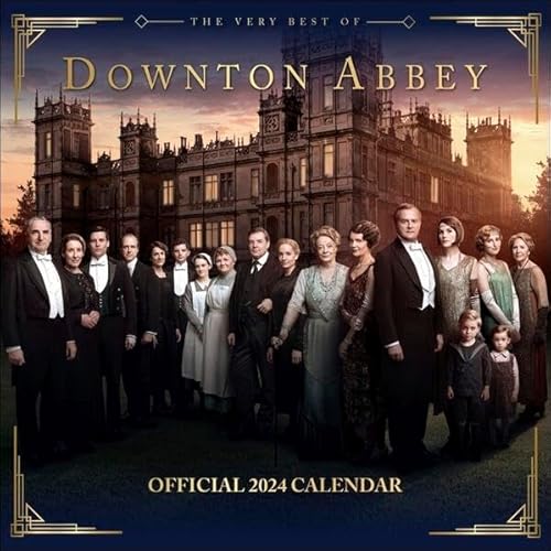Downton Abbey Broschurkalender 2024. Der Foto-Wandkalender für alle Fans der britischen Serie. 30,5 x 30,5 cm. von Danilo