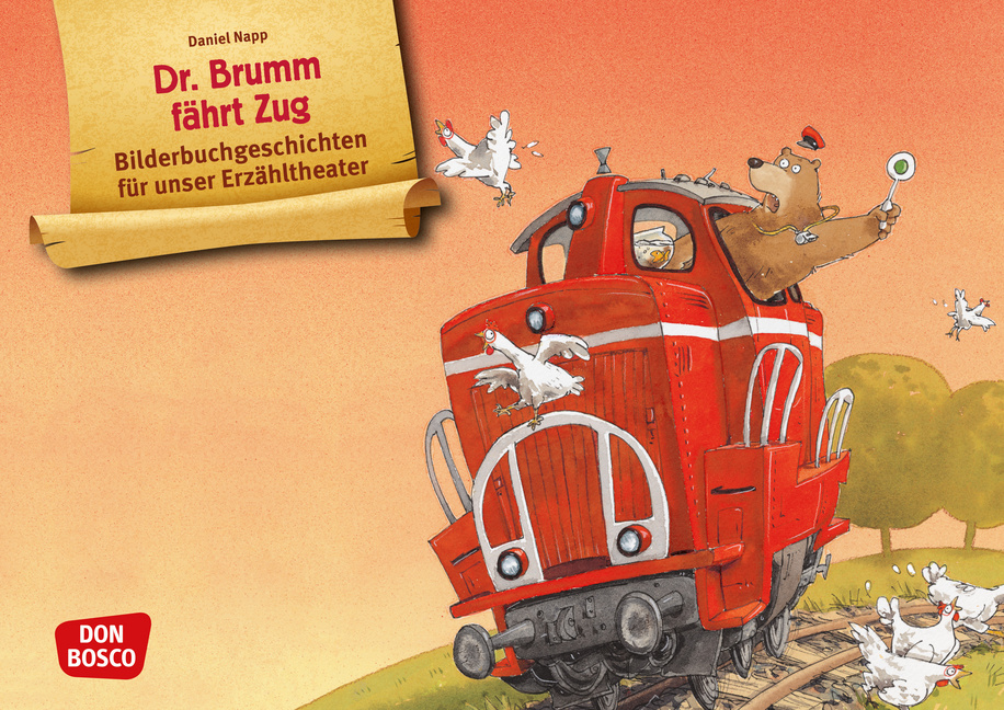Dr. Brumm fährt Zug. Kamishibai Bildkartenset von Don Bosco Medien