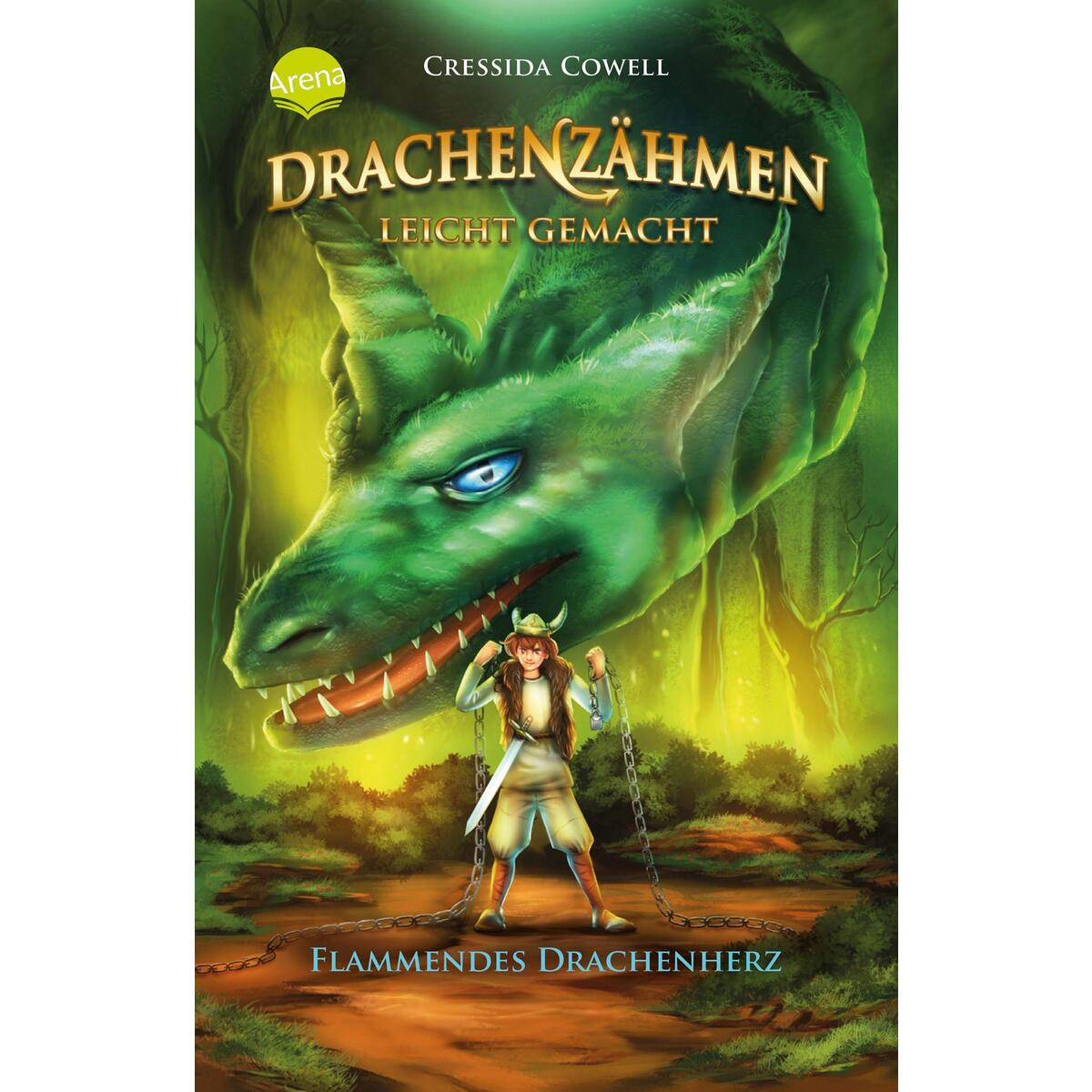 Drachenzähmen leicht gemacht (8). Flammendes Drachenherz von Arena Verlag GmbH