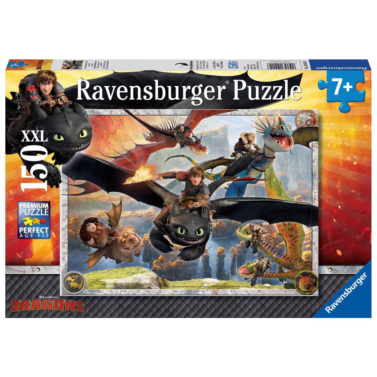 Drachenzähmen leicht gemacht. Puzzle 150 Teile XXL von Ravensburger Spieleverlag