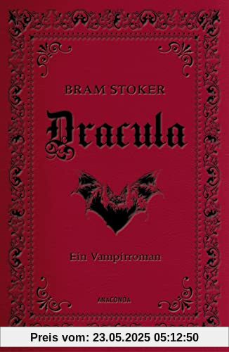 Dracula. Ein Vampirroman: Bram Stokers Schauerroman, klassisch in Cabra-Leder gebunden, mit Prägung