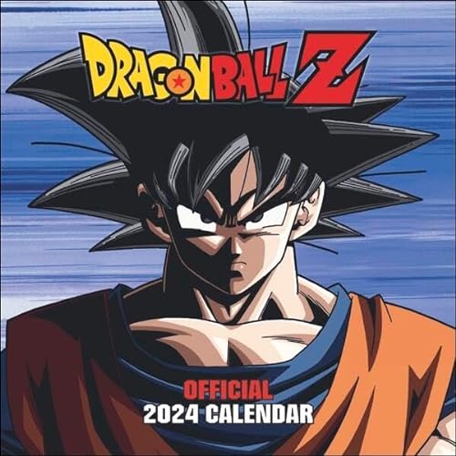 Dragon Ball Z Kalender 2024. Jahres-Wandkalender 2024 mit den Protagonisten des berühmten Animes: Son-Goku, Vegeta und Co. in einem Broschurkalender mit Monatskalendarium. von Danilo