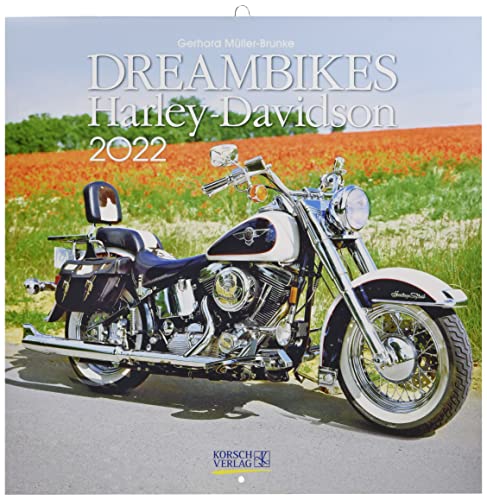 Dreambikes 2022: Broschürenkalender mit Ferienterminen und Fotos von Harley-Davidson-Bikes. Format 30 x 30 cm