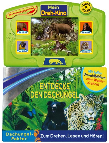 Dreh-Kino Dschungel: Mit tollen Urwaldbildern zum Weiterdrehen!. Dschungel-Fakten. Zum Drehen, Lesen und Hören! Dreh-Kino Dschungel: Mit tollen Urwaldbildern zum Weiterdrehen!. Dschungel-Fakten. Zum Drehen, Lesen und Hören! von Naumann & Goebel Verlagsgesellschaft mbH