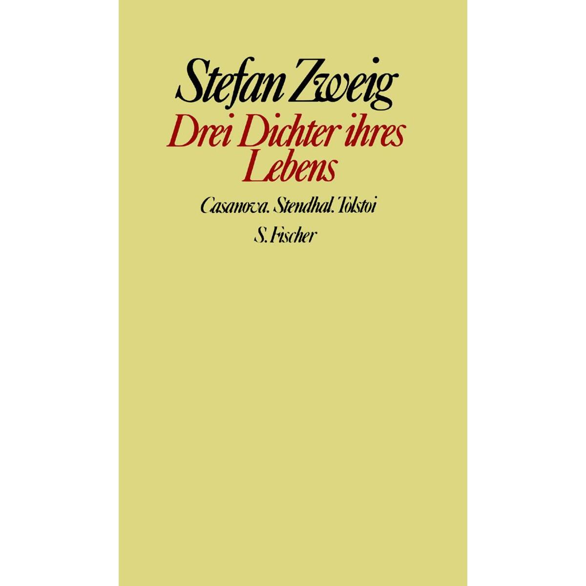 Drei Dichter ihres Lebens Drei Dichter ihres Lebens von FISCHER, S.