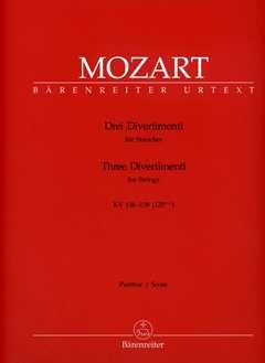 Drei Divertimenti für Streicher KV 136-138 (125a-c) von Bärenreiter Verlag Kasseler Großauslieferung