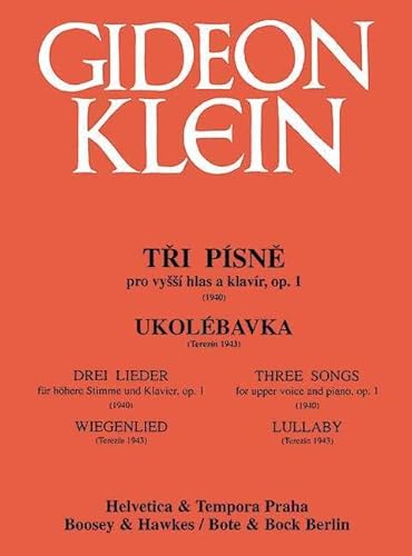 Drei Lieder / Wiegenlied: op. 1. hohe Singstimme und Klavier.