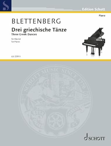 Drei griechische Tänze: Klavier. Einzelausgabe. (Edition Schott) Drei griechische Tänze: Klavier. Einzelausgabe. (Edition Schott) von SCHOTT MUSIC GmbH & Co KG, Mainz