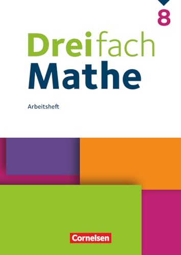 Dreifach Mathe - Ausgabe 2021 - 8. Schuljahr: Arbeitsheft mit Lösungen von Cornelsen Verlag