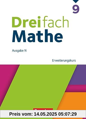 Dreifach Mathe - Ausgabe N - 9. Schuljahr: Erweiterungskurs - Schulbuch - Mit digitalen Hilfen, Erklärfilmen und Wortvertonungen Dreifach Mathe - Ausgabe N - 9. Schuljahr: Erweiterungskurs - Schulbuch - Mit digitalen Hilfen, Erklärfilmen und Wortvertonungen