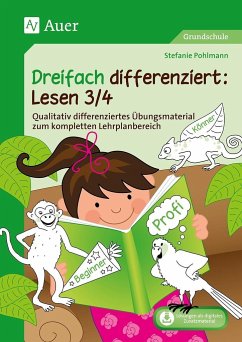 Dreifach differenziert Lesen 3/4 von Auer Verlag in der AAP Lehrerwelt GmbH