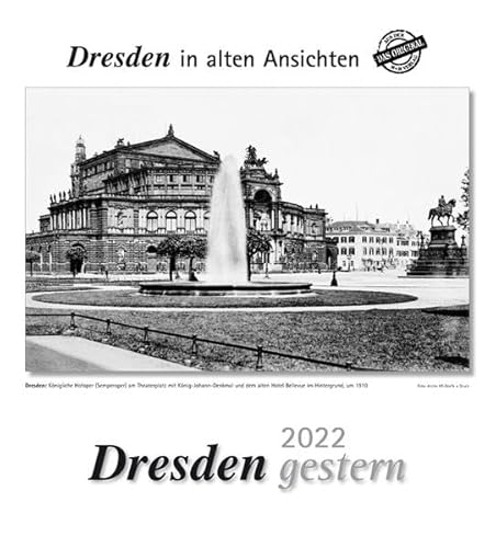 Dresden gestern 2022: Dresden in alten Ansichten von m + m Verlag