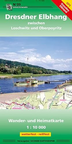 Dresdner Elbhang: Wander- und Heimatkarte 1: 10 000 GPS-fähig wetterfest, reißfest Dresdner Elbhang: Wander- und Heimatkarte 1: 10 000 GPS-fähig wetterfest, reißfest