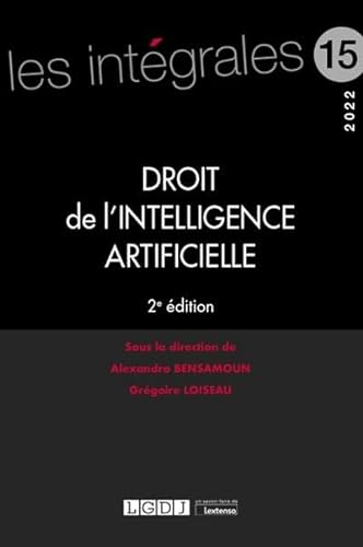 Droit de l'intelligence artificielle (2022) (Volume 15): 15 2022