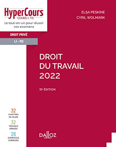 Droit du travail 2022. 15e éd. von DALLOZ