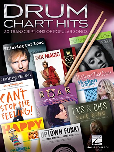 Drum Chart Hits -30 Transcriptions Of Popular Songs-: Noten, Sammelband für Schlagzeug Drum Chart Hits -30 Transcriptions Of Popular Songs-: Noten, Sammelband für Schlagzeug von Hal Leonard
