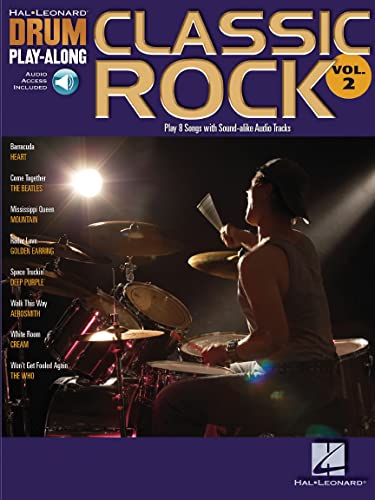 Drum Play-Along Volume 2: Classic Rock Drums Book / Cd: Play-Along, CD für Schlagzeug: Hal Leonard Drum Play Along Drum Play-Along Volume 2: Classic Rock Drums Book / Cd: Play-Along, CD für Schlagzeug: Hal Leonard Drum Play Along