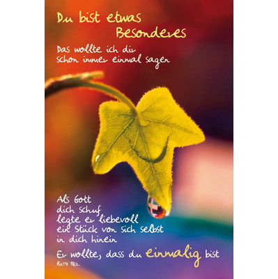 Du bist etwas Besonderes Du bist etwas Besonderes von Kawohl-Verlag