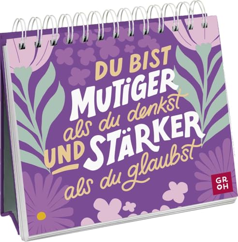 Du bist mutiger als du denkst und stärker als du glaubst: Mini-Aufsteller mit motivierenden Sprüchen und Zitaten, die Kraft schenken | Perfekt als kleines Mutmacher-Geschenk Du bist mutiger als du denkst und stärker als du glaubst: Mini-Aufsteller mit motivierenden Sprüchen und Zitaten, die Kraft schenken | Perfekt als kleines Mutmacher-Geschenk