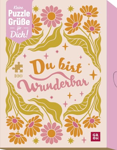 Du bist wunderbar: Kleine Puzzle-Grüße für Dich | 100 Teile Puzzle in Box: Originelles Geschenk für Erwachsene mit persönlicher Grußbotschaft Du bist wunderbar: Kleine Puzzle-Grüße für Dich | 100 Teile Puzzle in Box: Originelles Geschenk für Erwachsene mit persönlicher Grußbotschaft